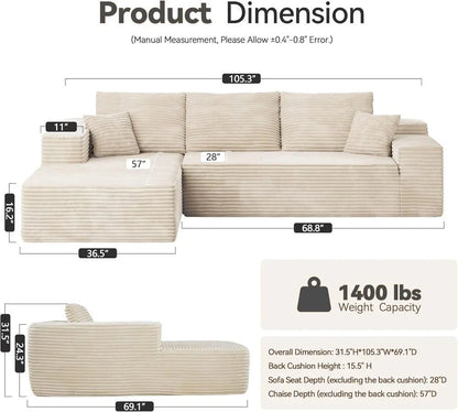 Viral Boneless Couch